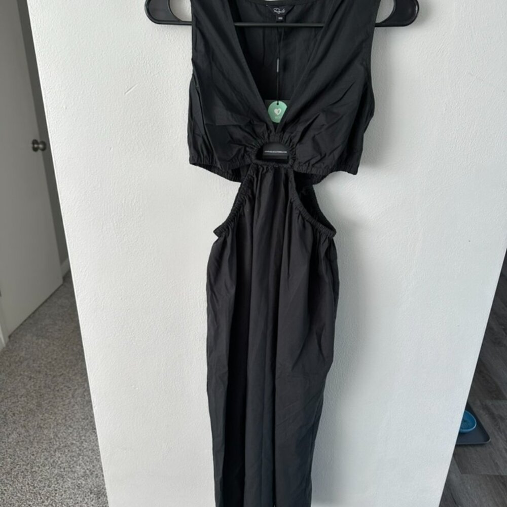 Rails Black Poplin Dress